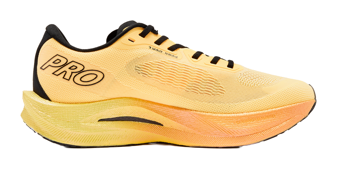 QIAODAN Strong Winds 2.0 PRO Cushioning Anti-Slip And Wear-Resistant Low-Top Q-KUNGFU TURBO Running Shoes Men's Yellow 