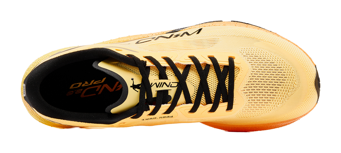 QIAODAN Strong Winds 2.0 PRO Cushioning Anti-Slip And Wear-Resistant Low-Top Q-KUNGFU TURBO Running Shoes Men's Yellow 