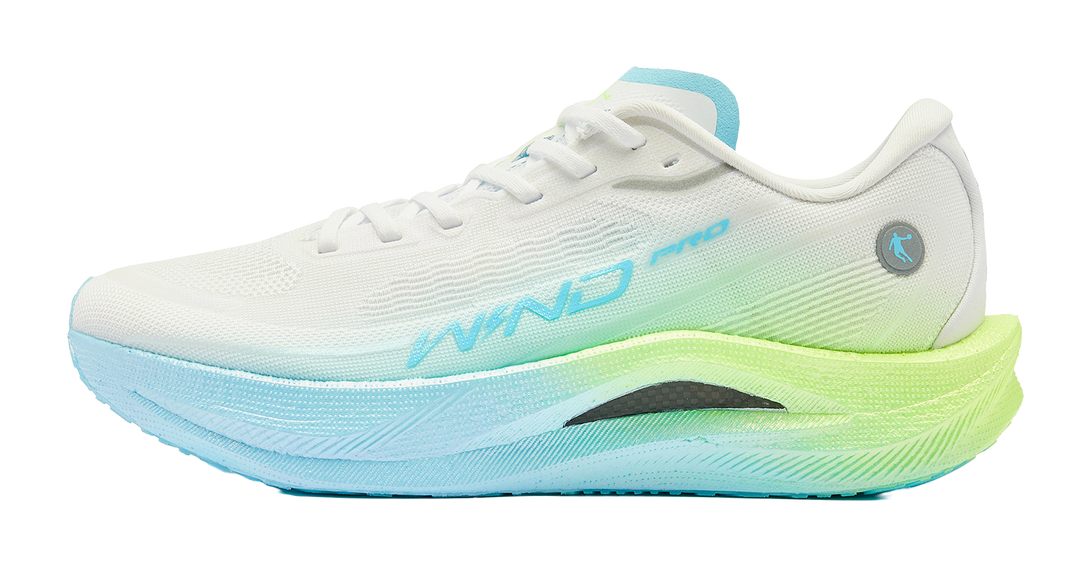 QIAODAN Strong Winds 2.0 PRO Running Shoes Men's Low top Jordan White Neon Yellow 