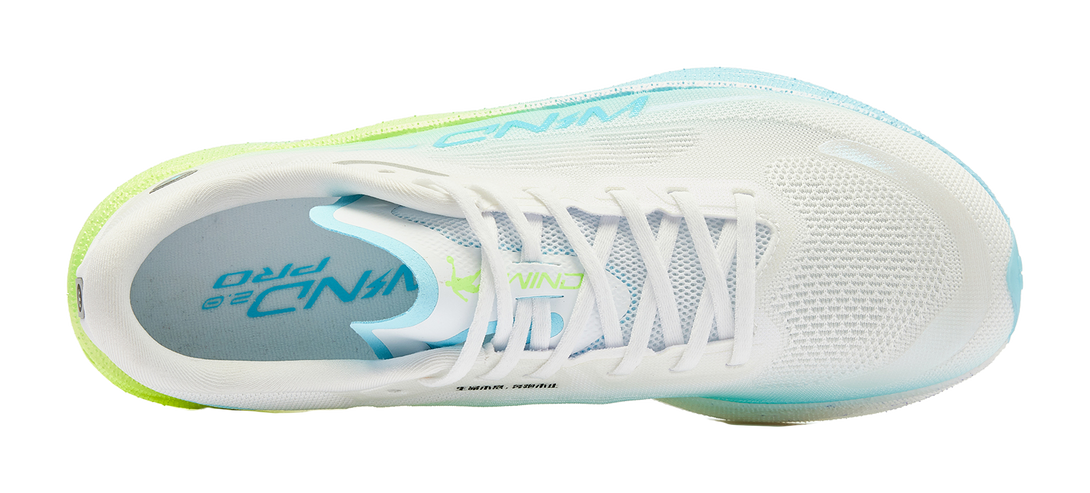 QIAODAN Strong Winds 2.0 PRO Running Shoes Men's Low top Jordan White Neon Yellow 