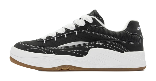 QIAODAN Sunrise Skateboard Shoes Men's Low top Black/Jordan White 