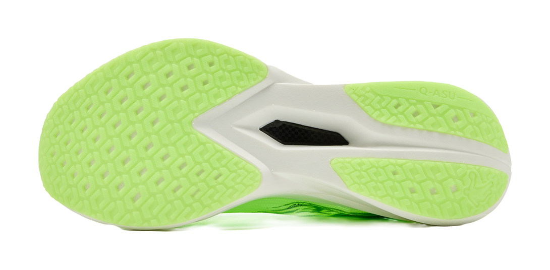 QIAODAN Swift 3PRO Running Shoes Men's Low top Flying Shadow Green Jordan White 