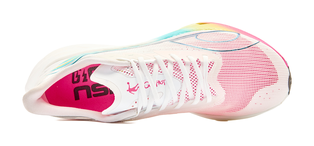 QIAODAN Swift 3PRO Running Shoes Men's Low top Jordan White Cirrus Blue 