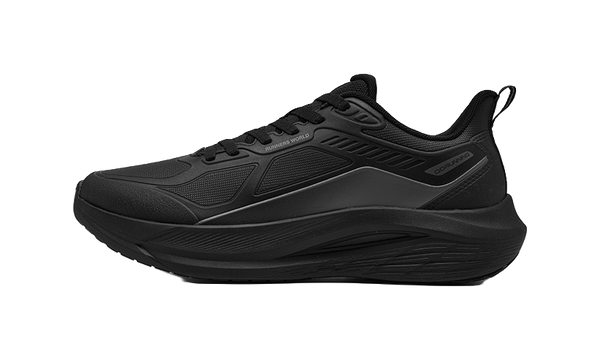 QIAODAN Swift LITE Low top Q KUNGFU LIGHT Rebound Technology Casual Training Running Shoes Men's Black Lightning Gray 