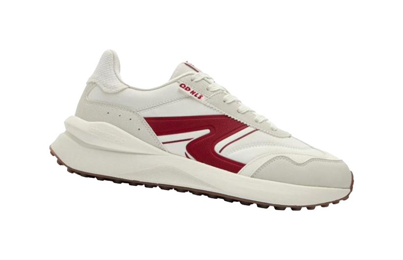 QIAODAN White 2.0 Wear resistant And Lightweight Low top Casual Running Shoes Women's White Red 