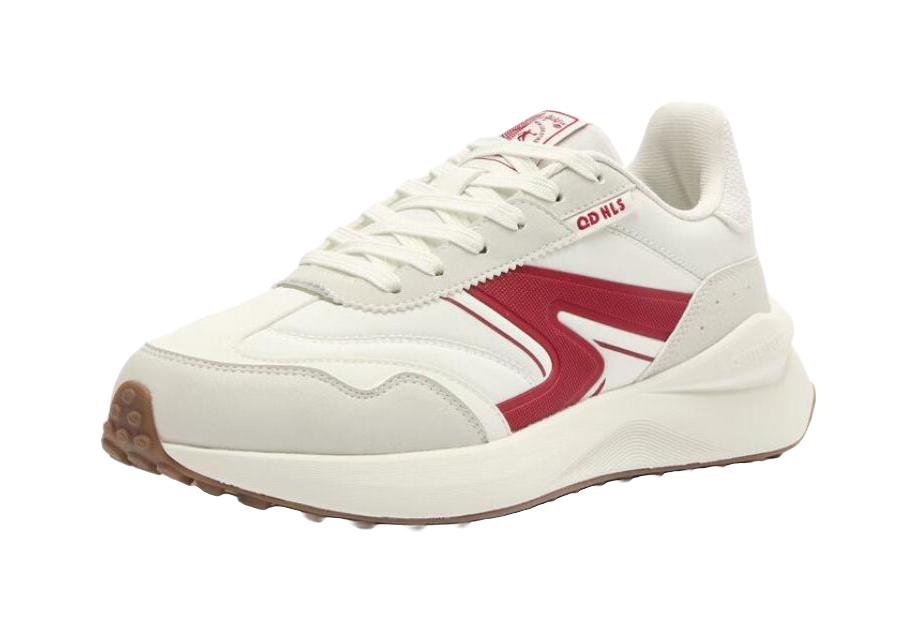QIAODAN White 2.0 Wear resistant And Lightweight Low top Casual Running Shoes Women's White Red 