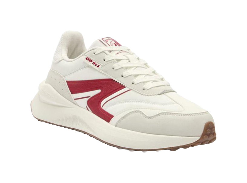 QIAODAN White 2.0 Wear resistant And Lightweight Low top Casual Running Shoes Women's White Red 