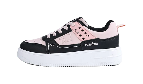 RENBEN Anti-Slip And Wear-Resistant Breathable Low-Top Skateboard Shoes Women's 