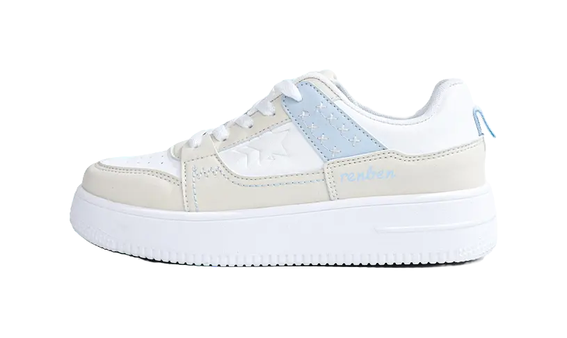 RENBEN Anti-Slip And Wear-Resistant Breathable Low-Top Skateboard Shoes Women's 