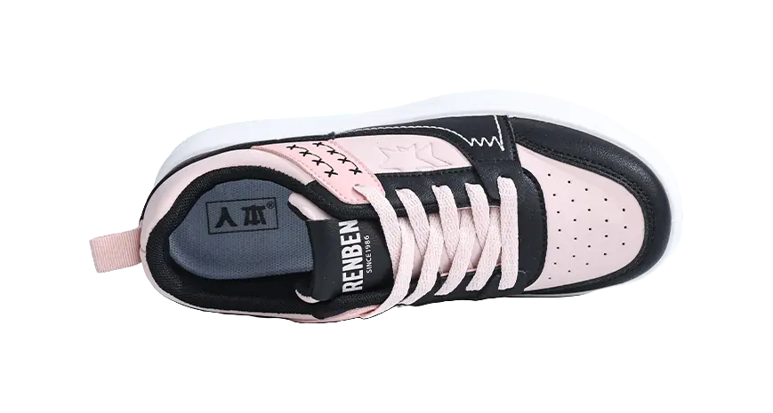RENBEN Anti-Slip And Wear-Resistant Breathable Low-Top Skateboard Shoes Women's 