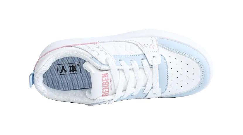 RENBEN Anti-Slip And Wear-Resistant Breathable Low-Top Skateboard Shoes Women's 