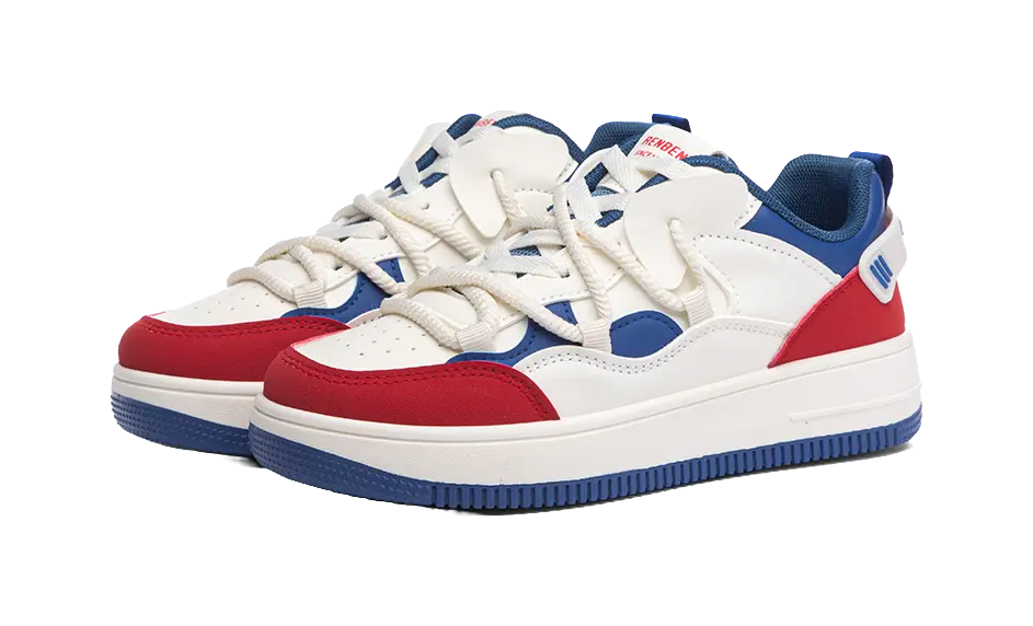 RENBEN Anti-Slip And Wear-Resistant Lightweight Low-Top Skateboard Shoes Unisex 