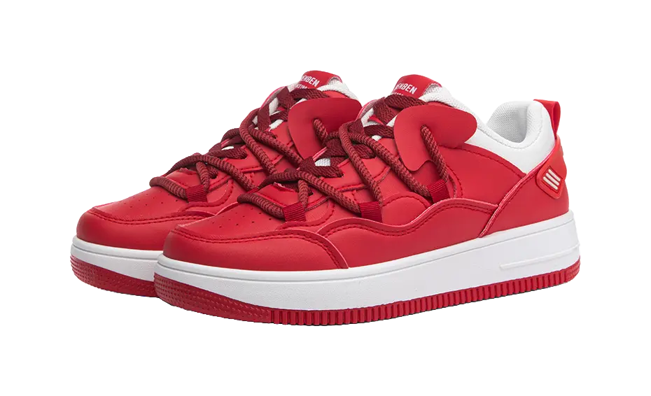 RENBEN Anti-Slip And Wear-Resistant Lightweight Low-Top Skateboard Shoes Unisex 