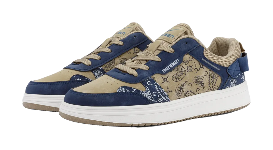 RENBEN Balance Lightweight Height Increasing Low top Skateboard Shoes Men's 