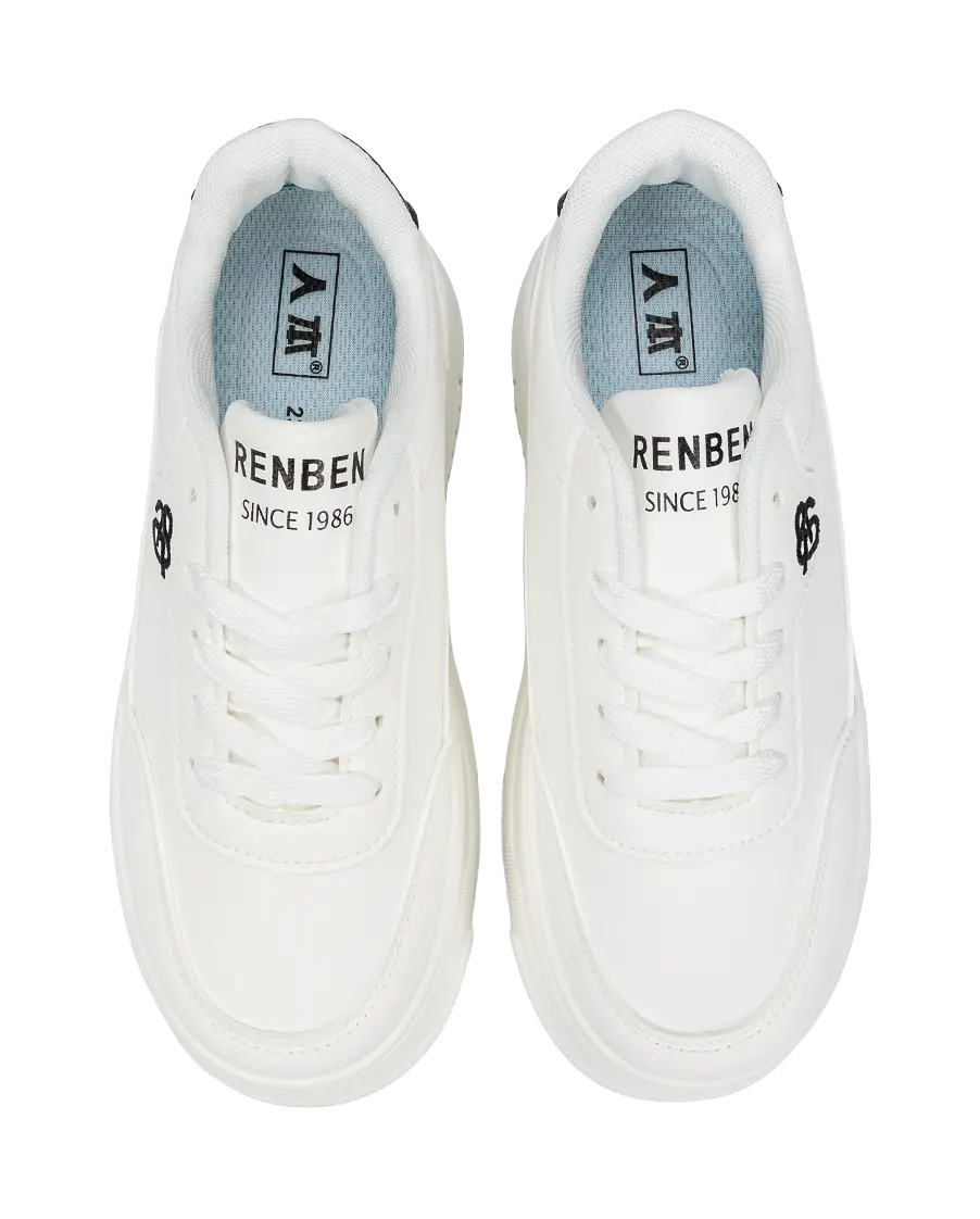 RENBEN Lightweight Height Increasing Low top Skateboard Shoes Women's 