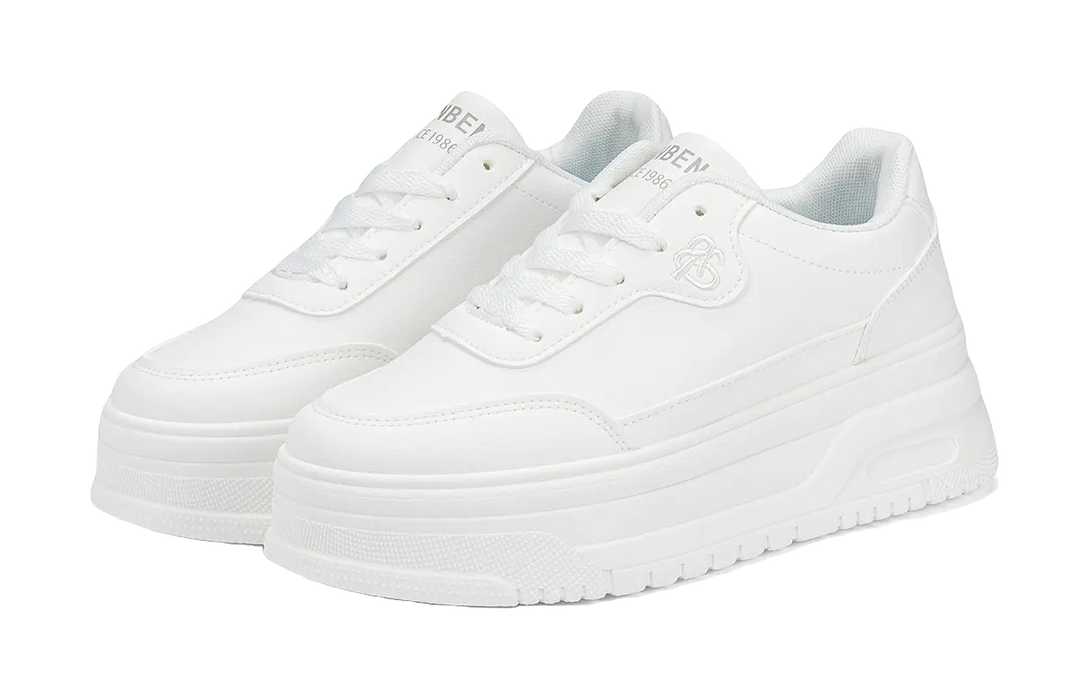 RENBEN Lightweight Height Increasing Low top Skateboard Shoes Women's 