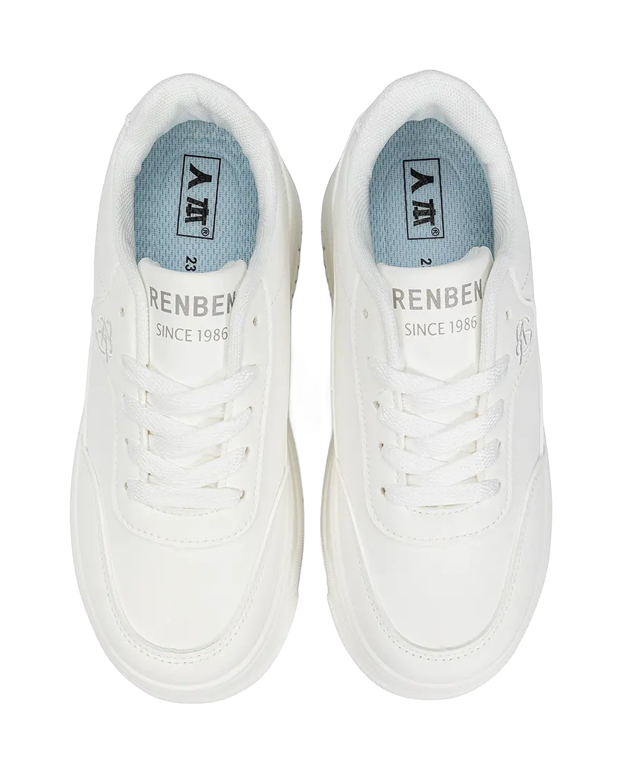 RENBEN Lightweight Height Increasing Low top Skateboard Shoes Women's 