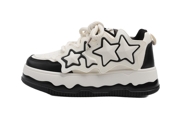 RENBEN Skateboard Shoes Cushioning, Wear Resistant Low top Casual Shoes Women's 