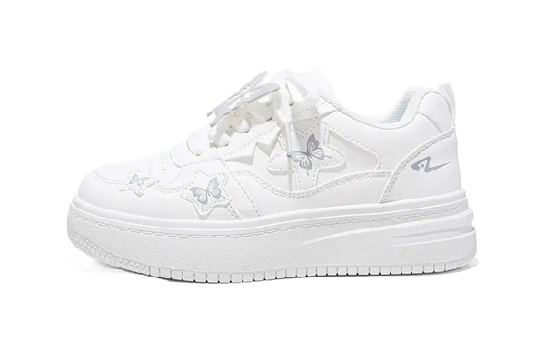 RENBEN Slip Resistant Waterproof Cushioning Abrasion Resistant Height Increasing Low top Skateboard Shoes Women's 