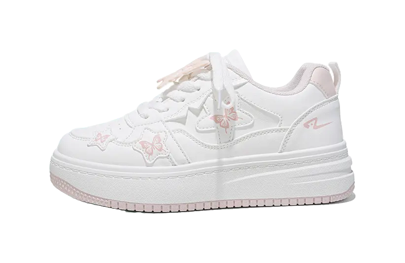 RENBEN Slip Resistant Waterproof Cushioning Abrasion Resistant Height Increasing Low top Skateboard Shoes Women's 