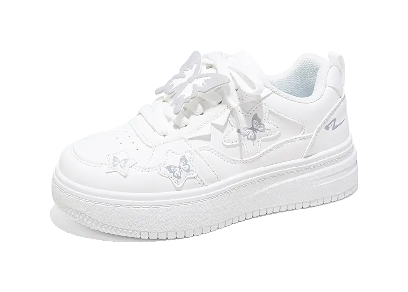 RENBEN Slip Resistant Waterproof Cushioning Abrasion Resistant Height Increasing Low top Skateboard Shoes Women's 