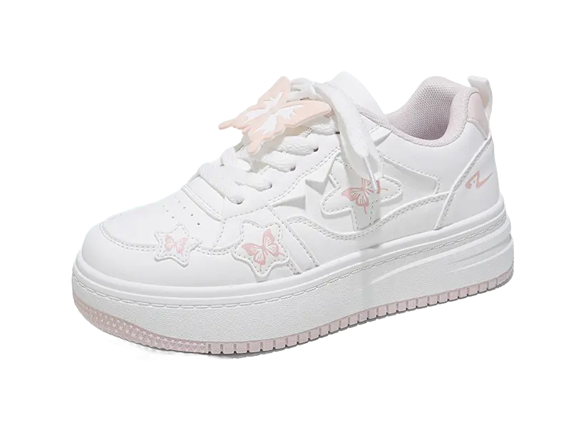 RENBEN Slip Resistant Waterproof Cushioning Abrasion Resistant Height Increasing Low top Skateboard Shoes Women's 