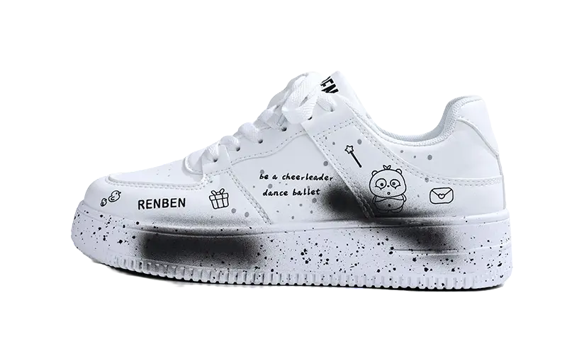 RENBEN Slip Resistant, Abrasion Resistant, Lightweight Low top Skateboard Shoes Unisex 