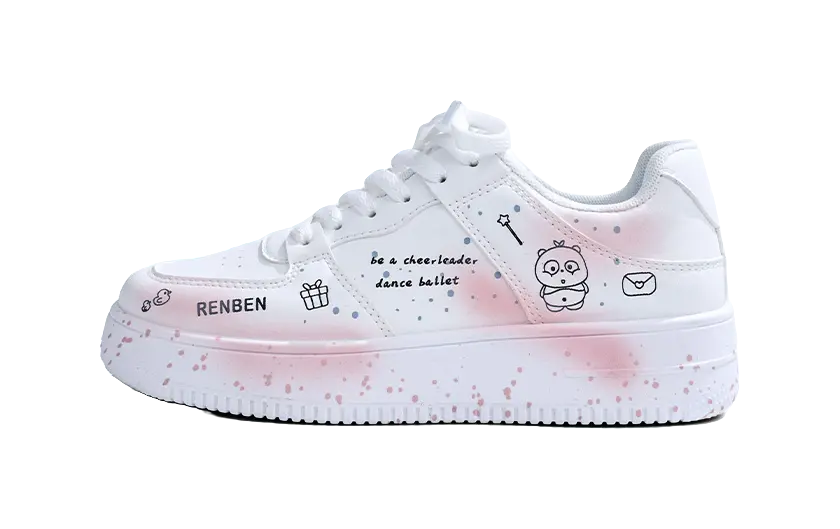 RENBEN Slip Resistant, Abrasion Resistant, Lightweight Low top Skateboard Shoes Unisex 