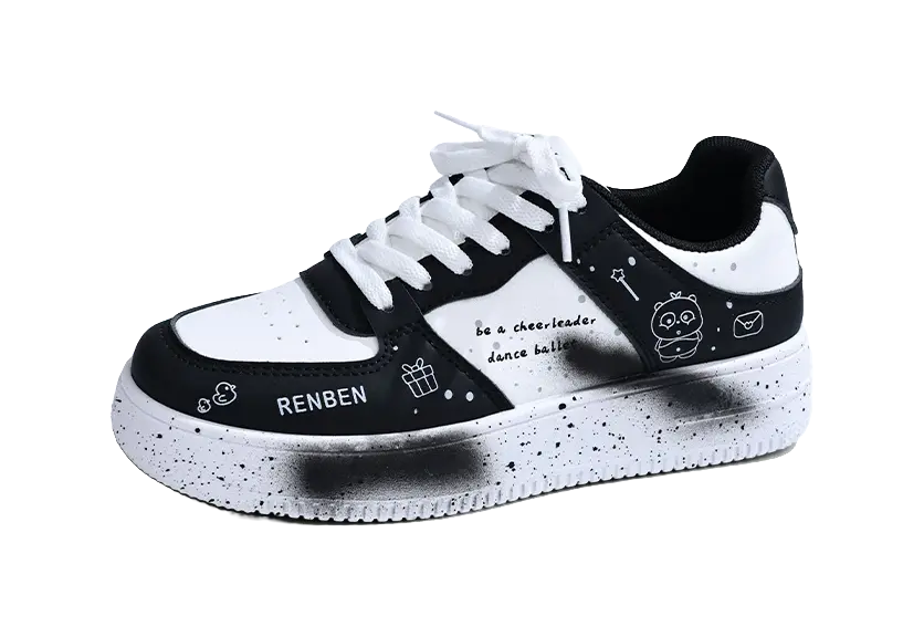 RENBEN Slip Resistant, Abrasion Resistant, Lightweight Low top Skateboard Shoes Unisex 