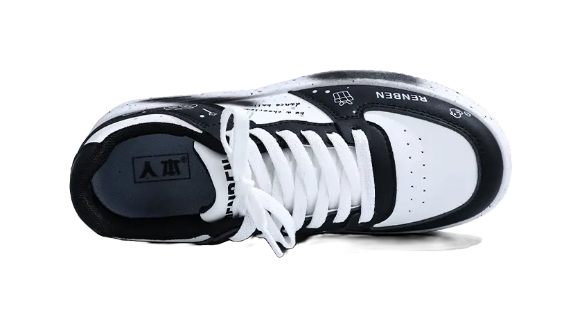 RENBEN Slip Resistant, Abrasion Resistant, Lightweight Low top Skateboard Shoes Unisex 