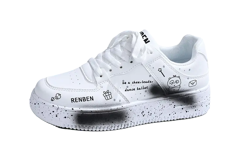 RENBEN Slip Resistant, Abrasion Resistant, Lightweight Low top Skateboard Shoes Unisex 