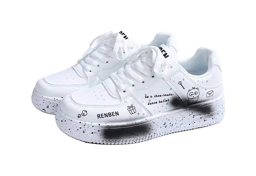 RENBEN Slip Resistant, Abrasion Resistant, Lightweight Low top Skateboard Shoes Unisex 