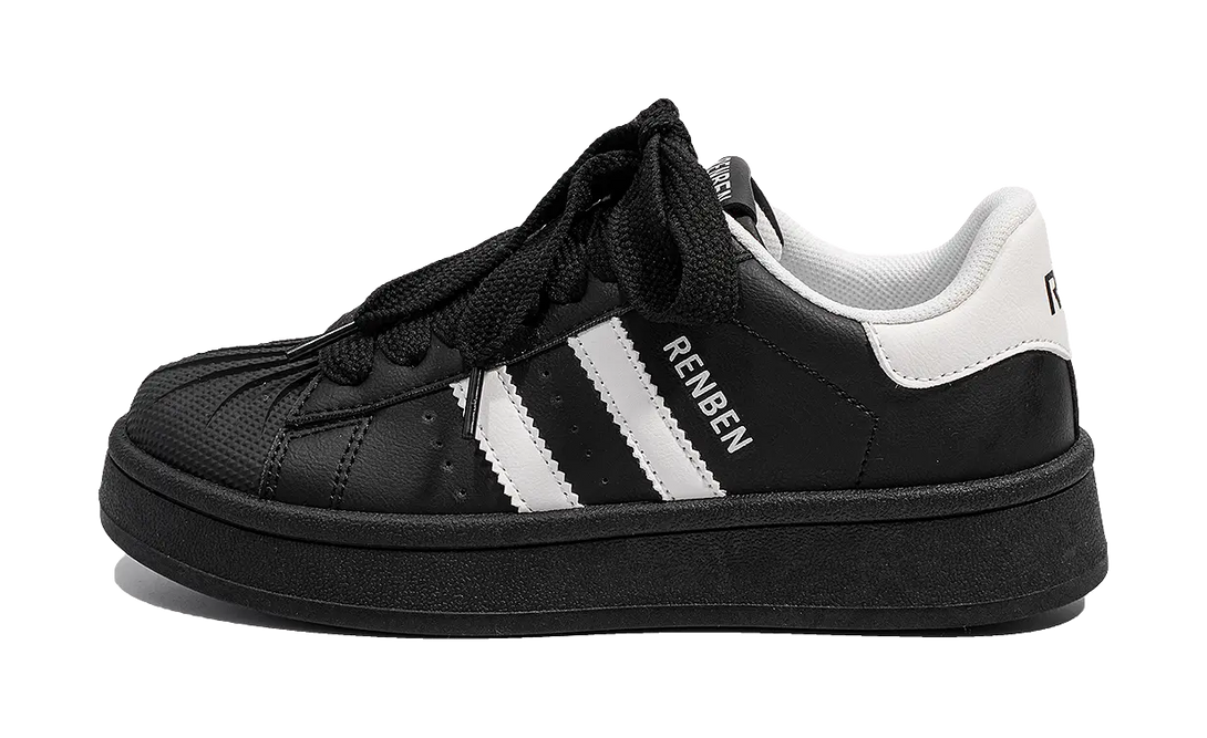 RENBEN Slip Resistant, Abrasion Resistant, Lightweight Low top Skateboard Shoes Women's 