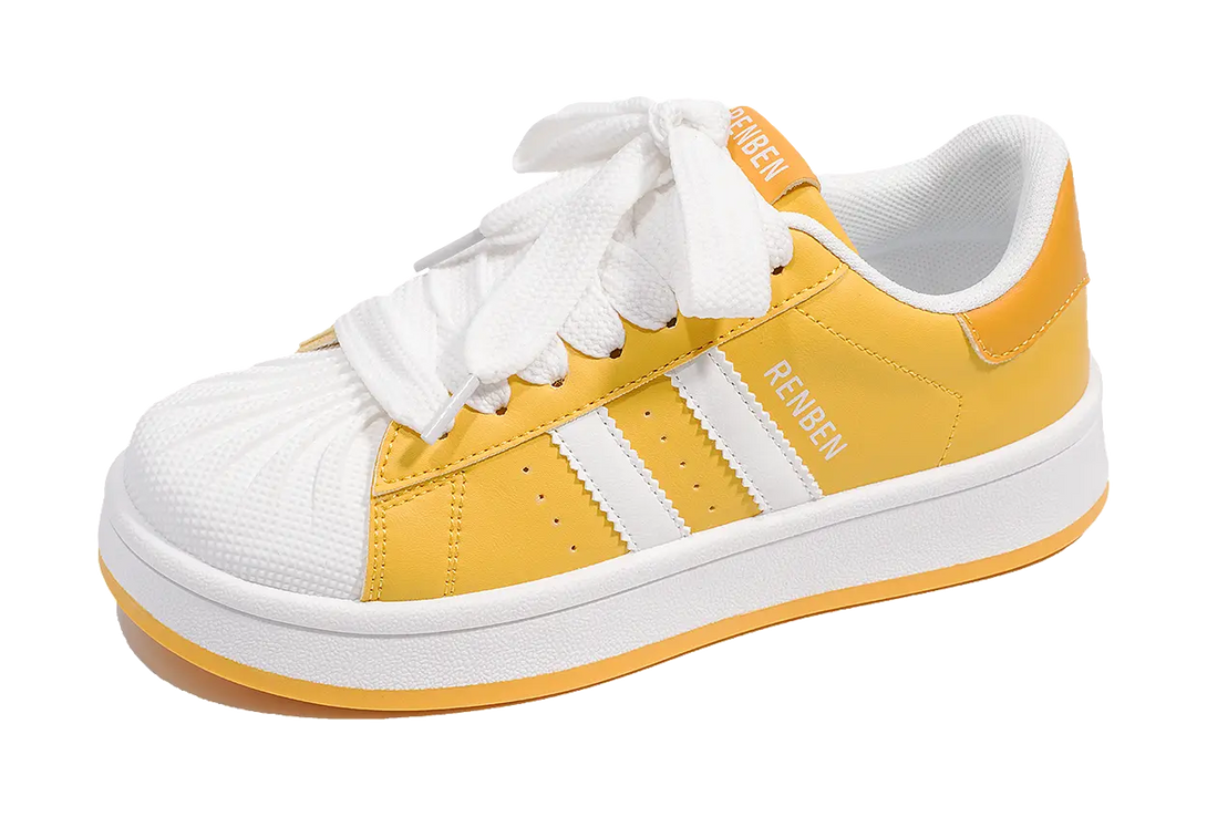 RENBEN Slip Resistant, Abrasion Resistant, Lightweight Low top Skateboard Shoes Women's 