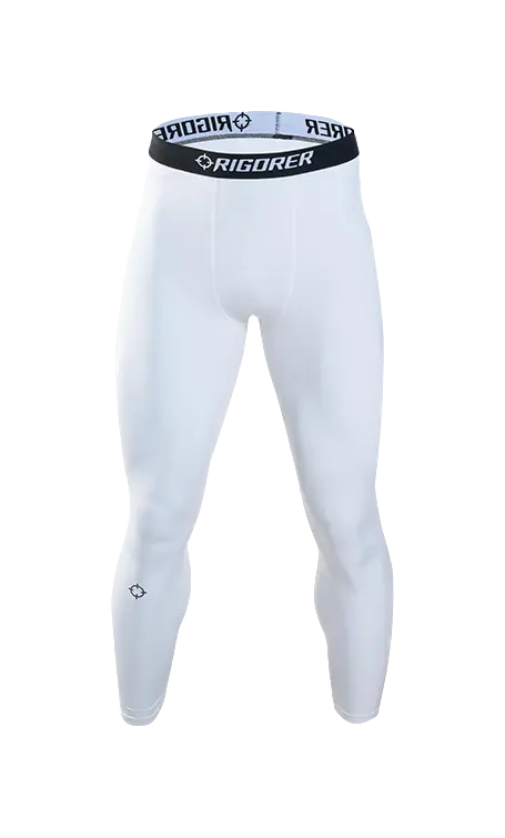 RIGORER Velvet Logo High Elasticity Compression Tights Unisex  vjsneaker.com