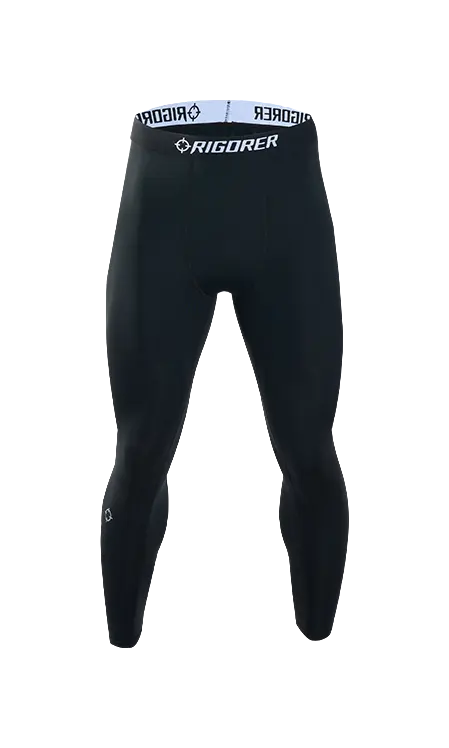 RIGORER Velvet Logo High Elasticity Compression Tights Unisex  vjsneaker.com