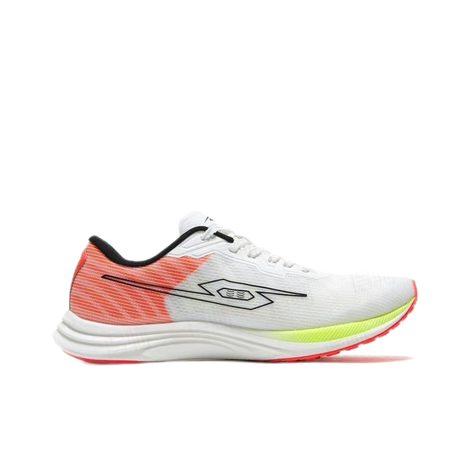 Right view of TANSHER Cheetah 1.0 Cushioned Anti-Slip And Wear-Resistant Warm Low-Top Running Shoes Unisex White Red