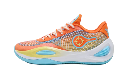 RIGORER Austin Reaves AR1 Cushioned Basketball Shoes - Orange/Yellow/Blue Yang Orange Sky Blue