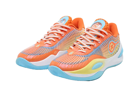 RIGORER Austin Reaves AR1 Cushioned Basketball Shoes - Orange/Yellow/Blue