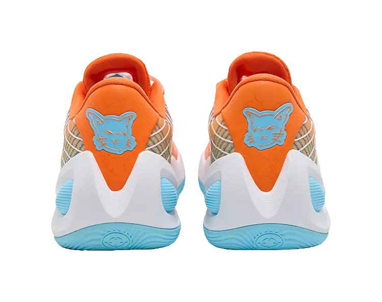 RIGORER Austin Reaves AR1 Cushioned Basketball Shoes - Orange/Yellow/Blue