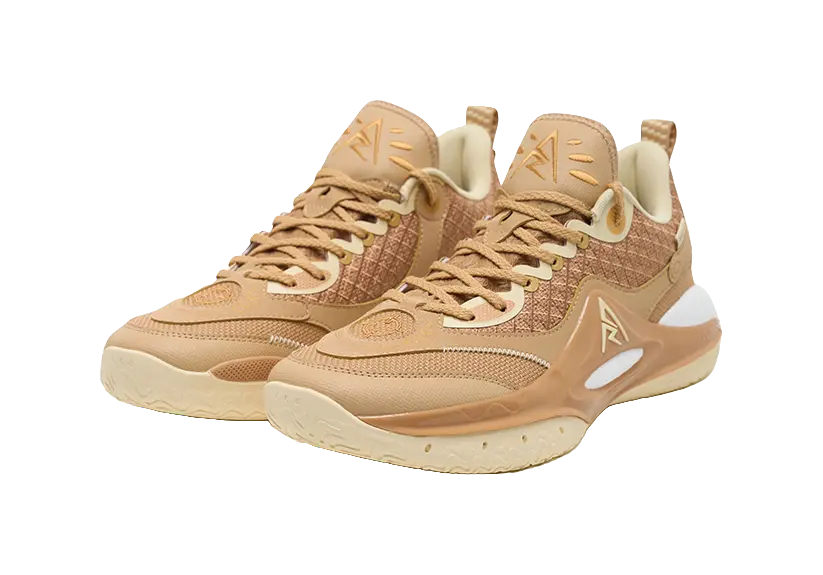Rigorer Austin Reaves AR2 Yellow Gold - Yellow Gold Basketball Shoes for Men 
