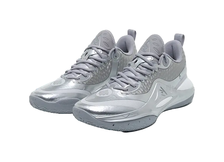 Rigorer Austin Reaves AR2 "Tempered Ghost" - Basketball Shoes Men's Silver White  vjsneaker.com