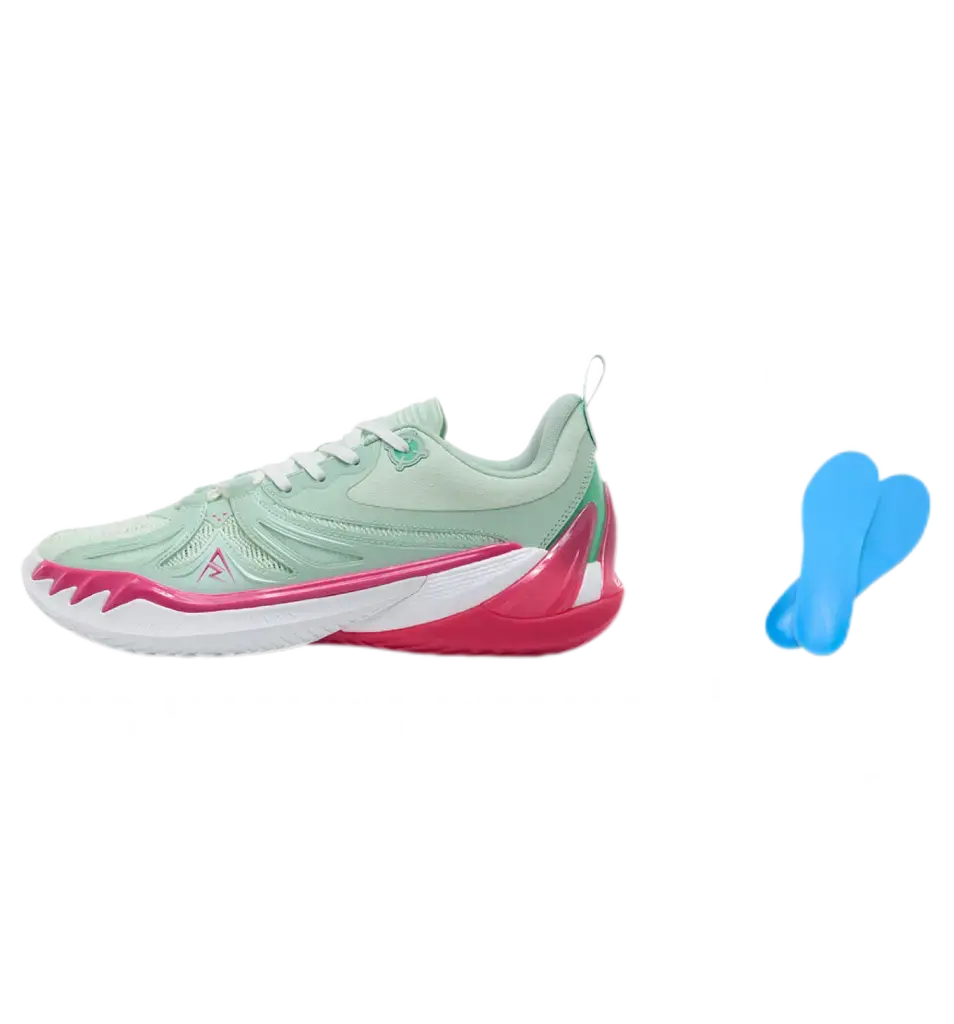 Rigorer Austin Reaves AR3 "Melon Berry" - Green Red Basketball Shoes for Men  vjsneaker.com