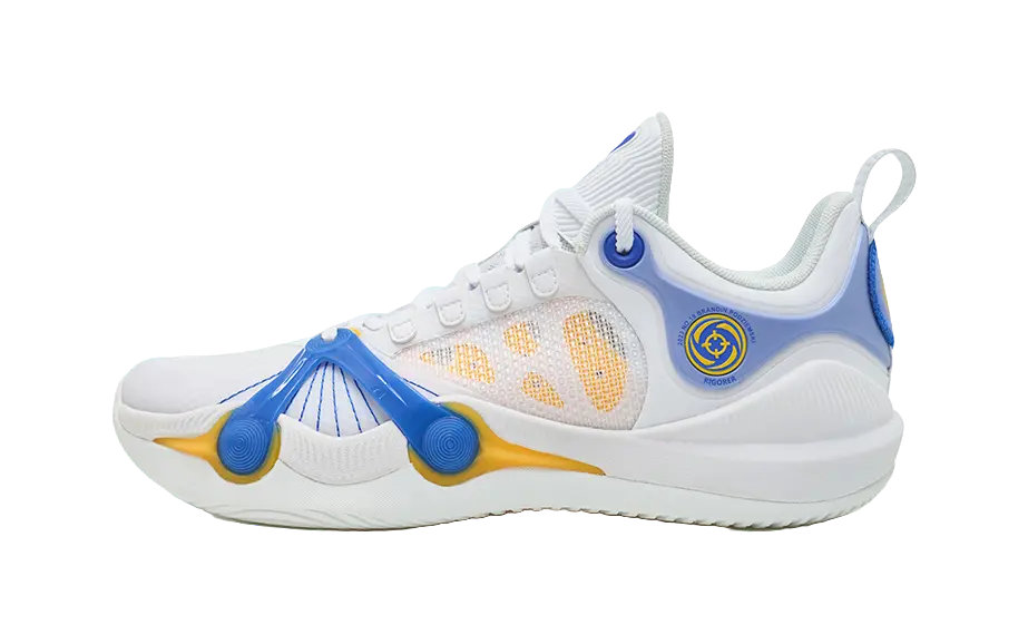 Rigorer Brandin Podziemski BP1 1962 - White Blue Basketball Shoes for Men 