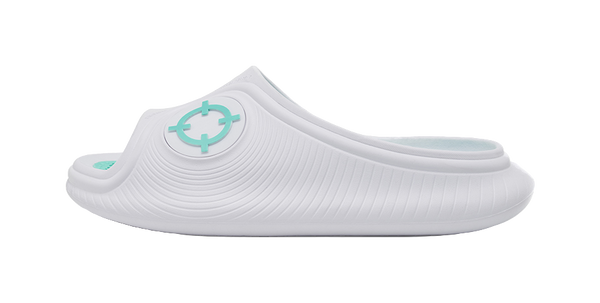 Rigorer Horizon 2 Slide - White Aqua Green Slide Slippers for Unisex 