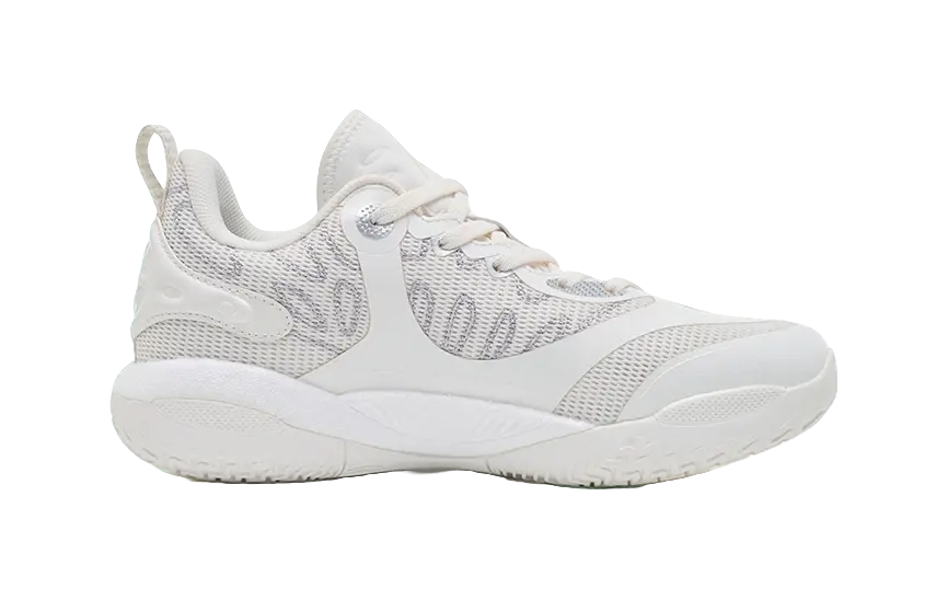 Rigorer Kids' Austin Reaves AR2 "Ghost" - basketball shoes for children in white and silver  vjsneaker.com