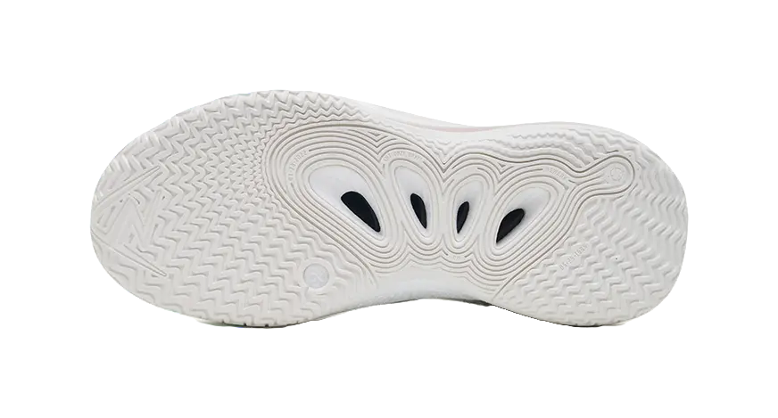 Rigorer Kids' Austin Reaves AR2 "Ghost" - basketball shoes for children in white and silver  vjsneaker.com