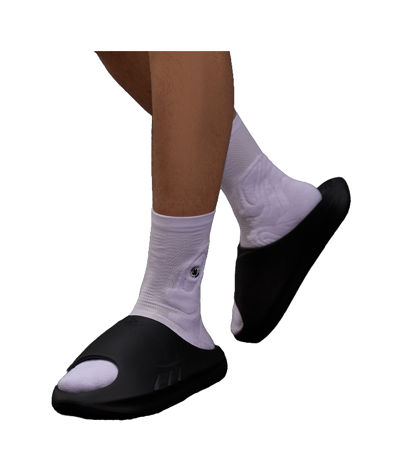 Rigorer Mini Shark Slide - Black Slide Slippers for Unisex 