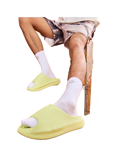 Rigorer Mini Shark Slide - Green Slide Slippers for Unisex 