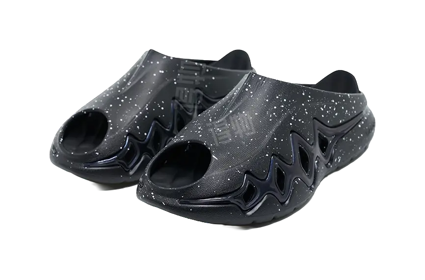 Rigorer Shark 3 Slides - Black Slide Slippers for Unisex 